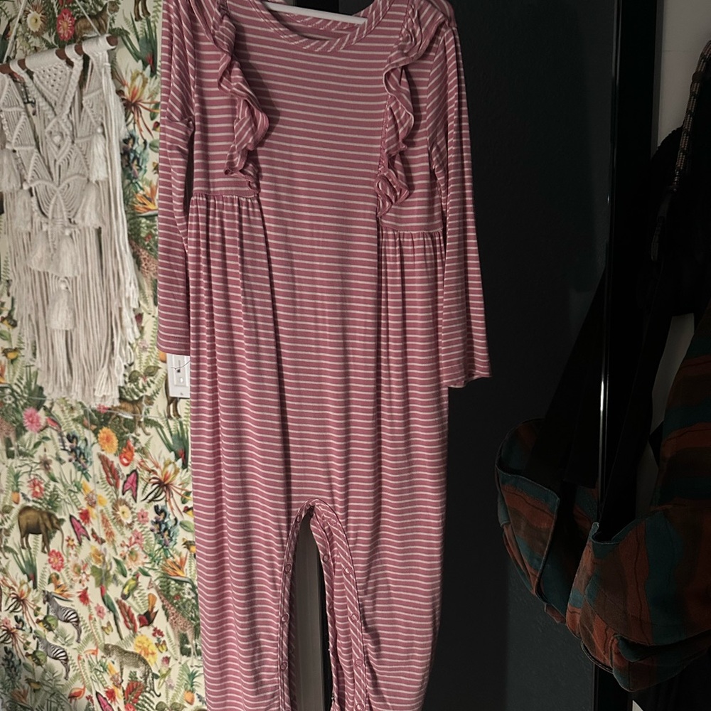 Little Sleepies Ruffled Romper - Picture 2 of 4
